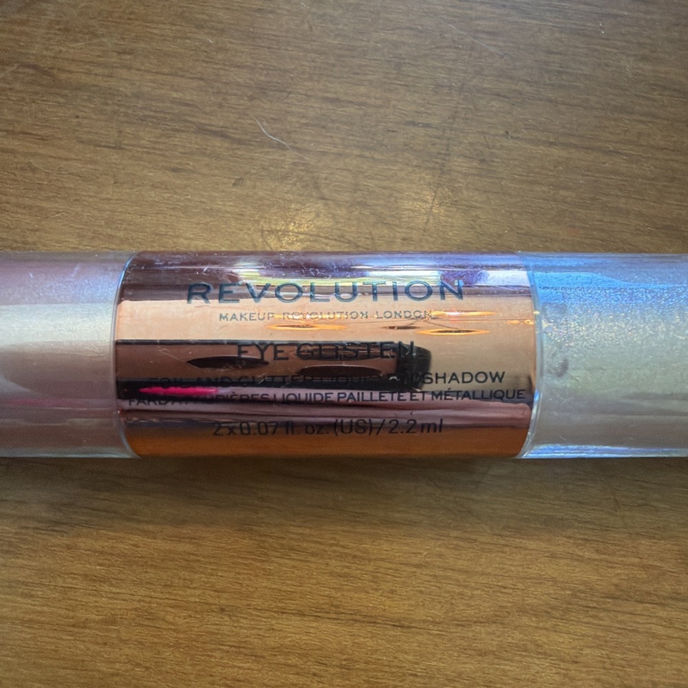 NEW Revolution Eye Glisten Adored By You Duo Liquid Shimmer Eyeshadow Pink - Picture 2 of 4